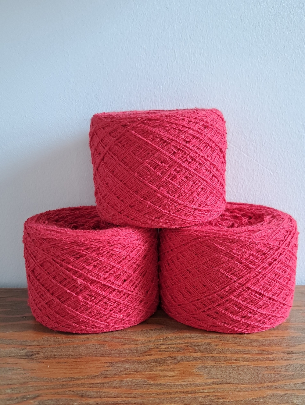 58% Silk 10% Angora Wool Fuchsia Yarn, 300g
